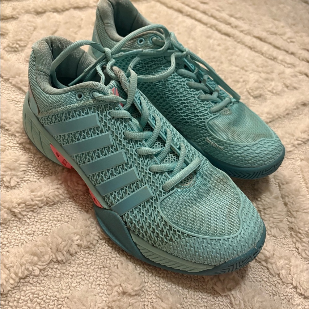 Women's blue and pink KSWISS tennis 🎾 shoes